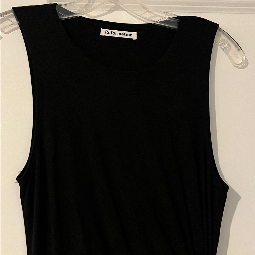 Reformation Black Sleeveless Dress - Picture 11 of 11